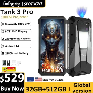 Unihertz Tank 3 Pro 8849 Smartphone